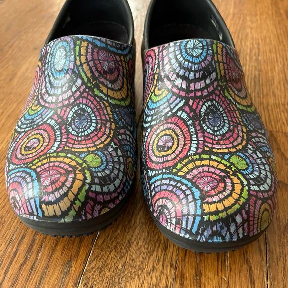 Crocs Neria Pro II Clogs Sz 6 Mules Nurse Work Dual Comfort Multicolor Non Slip - Picture 2 of 8